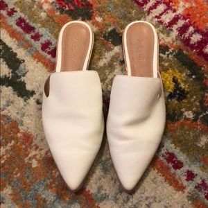 White Madewell Vintage Canvas White Gemma Mules
